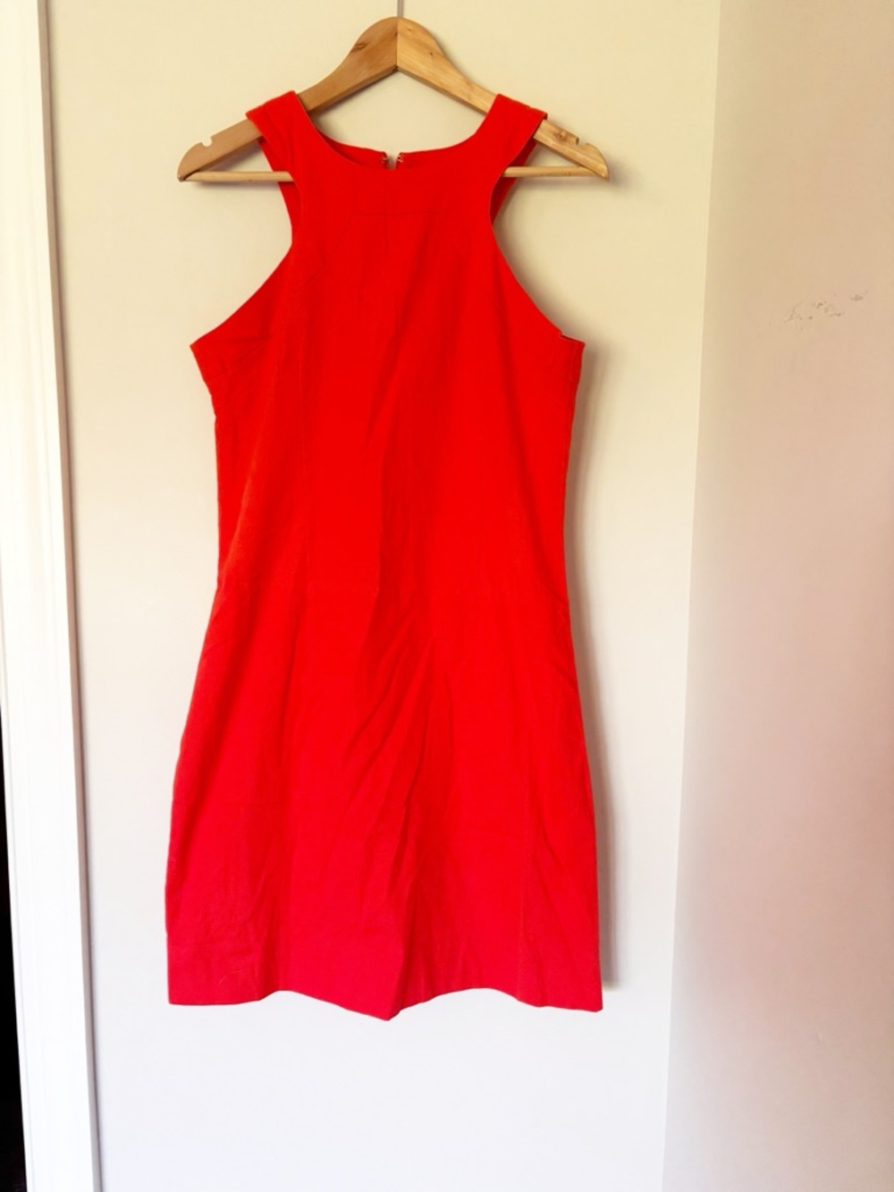 NWT CK BRADLEY Orange halter dress sz. M